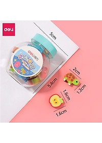 Gôm tẩy học sinh Deli đủ màu - 20 chiếc -  7533