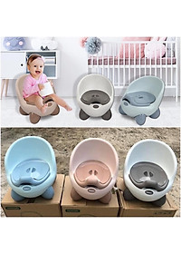 Ghế Bô Cho Bé Đi Vệ Sinh Có Tựa Lưng,Chân Đế Chống Trượt,Có Ngăn Chứa Dễ Tháo Lắp Cọ Rửa
