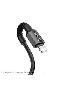 Cáp Sạc Hoco X71 PD20W 3A Type-C Ra Cổng Dành Cho IP Dây Dài 1m - Hàng Chính Hãng