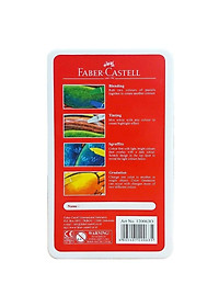 Faber-Castell-120063On-Bút Sáp Dầu - 12 Màu + Chuốt
