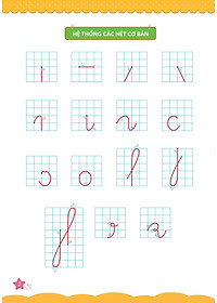 Sách Cùng Khủng Long Học Nét Cơ Bản Quyển 1 (Các Nét Đầu Tiên) Bé Gái