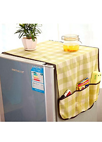 Tấm phủ bảo vệ tủ lạnh có túi 2 bên PaKaSa - Họa tiết giao ngẫu nhiên