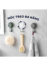 Móc Treo Hút Chân Không Bắc Âu Siêu Dính Chống Thấm Nước - Treo Chìa Khóa, Khăn Tắm, Vật Dụng MÀU NGẪU NHIÊN - HÀNG CHÍNH HÃNG MINIIN
