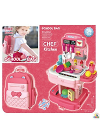 Bộ Đồ Chơi Nhập Vai BOWA 8777P - Cặp Nhà Bếp 34 Chi Tiết