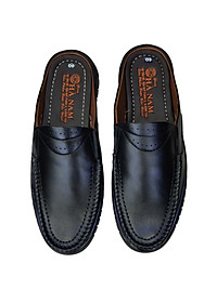 Dép Bít Mũi Nam HÀ NAM Da Bò Thật Cao Cấp GSB2064a