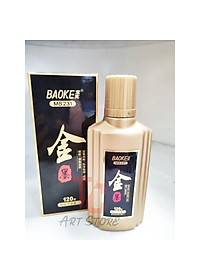 Mực Viết Thư Pháp, Vẽ Tranh Màu Vàng Kim 120 ML BAOKE - MS231 ( TẶNG CHÉN ĐỰNG MỰC)