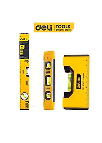 Thước Thủy Deli Cao Cấp Chính Hãng - Chất Liệu Hợp Kim Nhôm Siêu Bền, Chính Xác Tuyệt Đối, Tiện Dụng DL290230 EDL290400