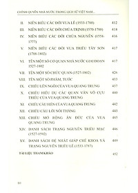Chính Quyền Nhà Nước Trong Lịch Sử Việt Nam Trong Lịch Sử Việt Nam (1527-1802) (Tái bản có sửa chữa)