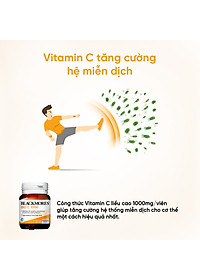 Viên Uống Bổ Sung Vitamin C Blackmores Bio C Hộp 31 viên 1000mg Hỗ Trợ Tăng Đề Kháng, Sáng Da