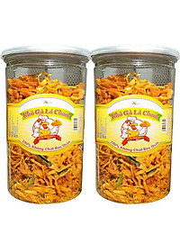 COMBO 3 HŨ KHÔ GÀ LÁ CHANH HIỆU SK FOOD MỖI HŨ 200G
