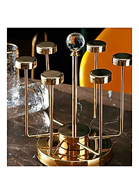 Giá Úp Cốc Đẹp Để Bàn, Giá Để Cốc Chén Inox Cao Cấp Chính Hãng MINIIN Xoay 360 Độ Sang Chảnh Và Tiện Dụng