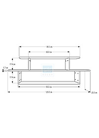 Kệ Gỗ Treo Tường Xếp Tầng Cách Điệu Thương Hiệu SIB Decor KT502