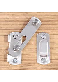 Chốt khóa cài cửa an toàn chất liệu thép không gỉ cao cấp tiện dụng  (10x7cm)