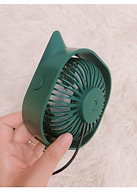 Quạt sạc usb mini để bàn xoay 120 độ - Hàng chính hãng