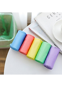 Bộ 5 Cuộn 100 Túi Đựng Rác Sinh Học Tự Phân Huỷ Siêu Dai Co Giãn Tốt Bảo Vệ Môi Trường - 45x50cm Tiện Lợi- Hàng Chính Hãng MINIIN