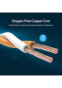 Cáp mạng Lan Cat8 tốc độ siêu cao 40Gbps SSTP dài 0.5 - 5m 10m 15m Vention - Hàng chính hãng