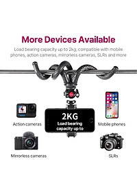 Ulanzi U-SELECT FT-01 - Tripod Bạch Tuộc Xoay 360° Cho Smartphone, Gopro, Máy Ảnh, Tải Trọng 2 Kg - Hàng Chính Hãng
