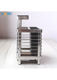 Kệ đựng đũa muỗng dao kéo inox 304 dán tường Hobby home decor KDMT3
