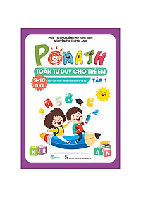 Combo Pomath Toán tư duy cho trẻ em 9 - 10 tuổi - Tặng bảng thi đấu tư duy