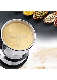 Máy Xay Hạt Tiêu Hạt Cafe Hạt Khô Gia Vị Đa Năng Công Suất 250w 8 Lưỡi Dao Cực Bén Chất Liệu Cối Inox - Hàng Nhập Khẩu