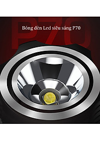 Đèn pin siêu sáng Led P70 A18 ( VỎ HỢP KIM SIÊU CỨNG, CHỐNG NƯỚC, CHIP LED P70 SIÊU SÁNG ) - CHIẾU XA ĐẾN HÀNG TRĂM MÉT
