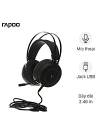 Tai Nghe Chụp Tai Gaming Rapoo VH160 - Hàng Chính Hãng