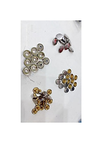 Nút bấm 4 thành phần 15mm Mã cúc 501 Bằng thau không gỉ Chuyên làm nút áo da cao cấp, áo khoác, quần jean