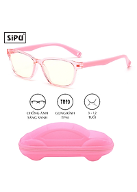 [Kèm Video] Mắt Kính Trẻ Em SiPU Chính Hãng MK11 Chống UV400 + Chống Ánh Sáng Xanh + Chống gãy - Bé Trai Bé Gái (Kèm Hộp Ô Tô)