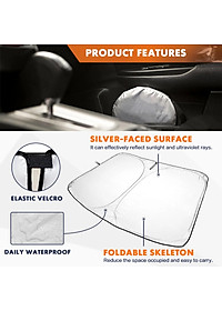 Tấm Che Kính Lái Trước Gấp Gọn Siêu Tiện Lợi- Mát xe, Bảo Vệ Nội Thất, Gọn Nhẹ, Dễ Sử Sụng