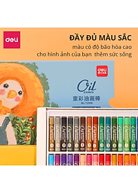 Bút Sáp Dầu Chuyên Nghiệp Deli - Hộp Giấy - 24/36 Màu - 72087 / 72088