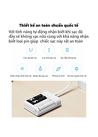 Dock sạc cho pin tiểu sạc được AA, AAA Xiaomi Zmi Zi5, Zi7