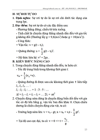 Sổ Tay Vật Lí Trung Học Phổ Thông (Lớp 10 - 11 - 12)