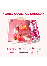 Thùng 12 lon Chill Cocktail mix 10 vị (330ml/lon)