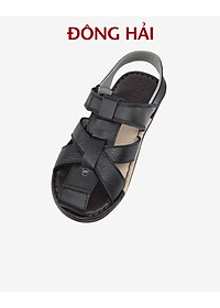 Giày Sandal nam rọ Đông Hải da bò cao cấp thiết kế ấn  tượng nam tính - S1126