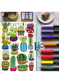 TONE PASTEL - BÚT CỌ TOMBOW ABT DUAL BRUSH PENS