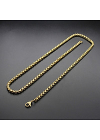Dây Chuyền Nam Sợi 4mm Dài 60cm Chất Liệu Thép Titan Không Rỉ Không Dị Ứng TT 1159