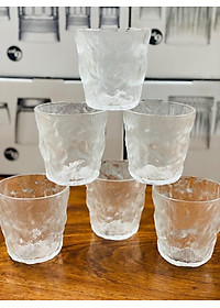 BỘ 6 CỐC UỐNG THỦY TINH BĂNG TUYẾT CAO CẤP SIÊU ĐẸP - VD96