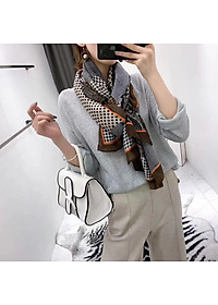 Khăn choàng quàng cổ họa tiết da rắn hiện đại SKC89