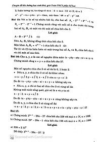 Chuyên đề bồi dưỡng học sinh khá, giỏi Toán THCS Phần Số Học  