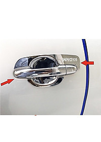 Tay Nắm , Hõm Cửa Xe Toyota Innova 2008-2009-2010-2011 Mạ Crom Cao Cấp