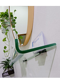 Gương Soi Kibath Hình Tròn Khung Viền Nhôm Sơn Tĩnh Điện, KB-137