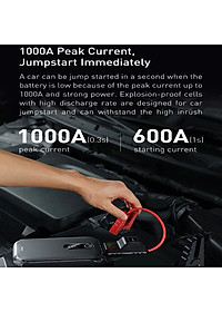 Bộ kích nô acquy kiêm sạc dự phòng 12000mAh Baseus CRJS03-01 - HÀNG CHÍNH HÃNG 