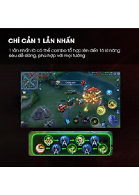 Tay cầm chơi game điện thoại Memo MB02 - Joystick hỗ trợ macro ghìm tâm auto tap liên quân ff pubg tốc chiến mobile - Hàng nhập khẩu