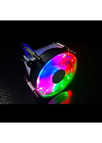 Quạt tản nhiệt CPU Led rainbow 11X for Intell lõi đồng nguyên chất cho máy tính