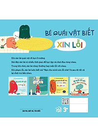 Sách Bé Tự Rèn Tính Tốt: Bé Quái Vật Biết Xin Lỗi