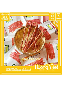 Đặc Sản Sóc Trăng - Lạp Xưởng Ăn Liền Tân Huê Viên Túi 75G, Lạp Xưởng Ăn Ngay Không Cần Chế Biến, Lạp Xưởng Sóc Trăng, Ăn Vặt Sài Gòn