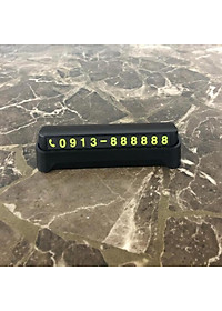 Bảng số điện thoại trang trí trên taplo ô tô, xe hơi (Mã RM-131Z)