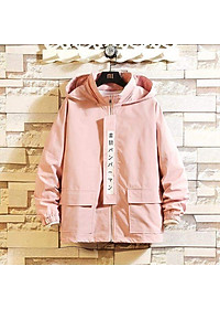 ÁO KHOAC KAKI HỘP IN CHỮ NHÂT THỜI TRANG NAM NỮ