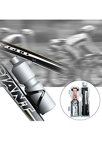 Bộ Dụng Cụ Sửa Chữa Xe Đạp Di Động Bơm Lốp Đa Năng Mini Và Vá Săm Xe Đạp Gắn Sườn Xe (Dạng Bình Nước) MaiLee