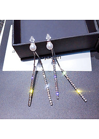 Bông tai ngọc trai tuarua dài phụ kiện nhỏ xinh